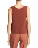 Boxy Cotton Rib Tank Top