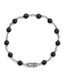 Rosary Beads Bracelet, Black