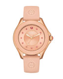 Cape Topaz Watch with Silicone Strap, Pink