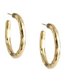 Glamazon Yellow Gold Hoop Earrings