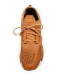 Men's 247 Luxe Trainer Sneaker, Tan/Brown