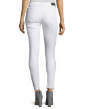 Icon Distressed Skinny Jeans, Whitelash