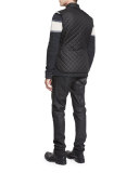 Orwell Striped Sweater, Charcoal