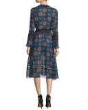 Marrakech Printed Chiffon Midi Dress