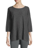 Slub Reverse Linen/Cotton Tunic 