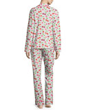 Sweet Cherry Printed Classic Pajama Set