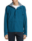 Brunswick Hooded Anorak Jacket, Midnight Blue