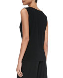 Knit Tunic/Tank, Black, Plus Size
