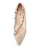 Rockstud Cross-Strap Flat, Poudre