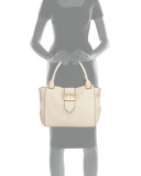 Dashwood Medium Buckle Tote Bag, Limestone