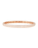 St. Moritz 18K Rose Gold Bangle with Diamonds