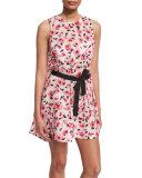 bay of roses printed coverup dress