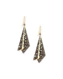 Crystal Layered Origami Earrings
