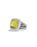 Albion Ring with Lemon Citrine and Diamonds