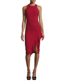 Piper Ruffle-Hem Cocktail Dress