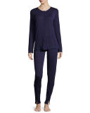Windflower Long-Sleeve Pajama Set