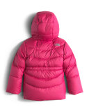 Polar Hooded Down Parka w/ Fleece Trim, Pink, Size 2-4