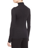 Cecil Lightweight Long-Sleeve Turtleneck, Black