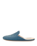 Intrecciato Napa Flat Mule