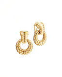 Bedeg 18k Gold Door-Knocker Earrings