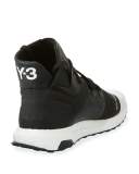 Men's Kozoko High-Top Sneaker, Black/Silver