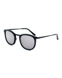 Baja East Shout Square Sunglasses, Baja Black