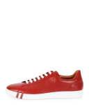 Asher Perforated Leather Low-Top Sneaker, Multi