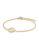 Cross Bracelet with Diamonds 18k Gold