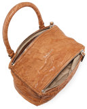 Pandora Small Leather Shoulder Bag, Caramel