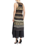 Rachel Sleeveless Printed Top, Maroc Print/Black