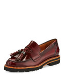 Manila Leather Tassel Loafer, Cordovan