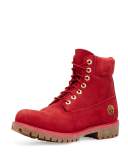 6" Premium Waterproof Hiking Boot, Red