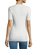 Crew Short-Sleeve Sweater