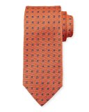 Woven Floral Silk Tie