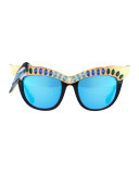 Magpie Cat-Eye Sunglasses