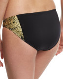 Gilded Garden Hipster Swim Bottom