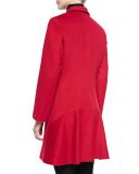 Wool-Cashmere Princess Flared Coat
