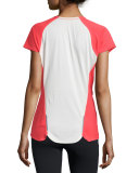 Better Than Naked Short-Sleeve Training T-Shirt, Melon Red/Moonlight