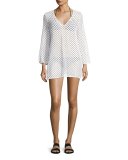 Mykonos Mesh Netting Coverup Tunic