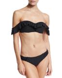 Lola Rae Hipster Swim Bottom, Black