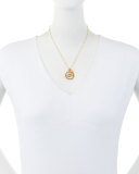 Evil Eye Talisman Pendant Necklace, 16"