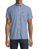 Gingham Short-Sleeve Sport Shirt