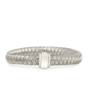 Primavera 18K White Gold Mother-of-Pearl & Diamond Station Bracelet