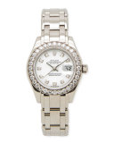 Classic Rolex Ladies' Pearlmaster Diamond Watch