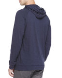 Slub Pullover Hoodie, Navy