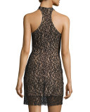 Halter Lace Cocktail Dress