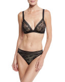 Miss Lejaby Triangle Bra, Black