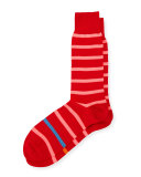 Simple Neon Striped Socks