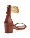 Spin Me Around Multi-Strap Sandal, Luggage