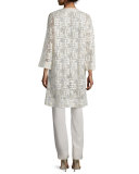 Silk Straight-Leg Pants